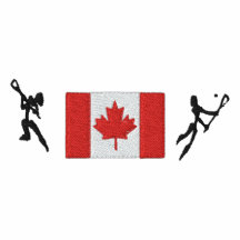 Canadian Lacrosse Canada Embroidered Embroidered Polo Shirt