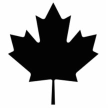 Canadian Maple Leaf Acrylic Cut Out