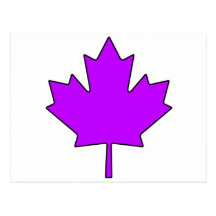 Canadian Maple Leaf Canada National Symbol Postcards