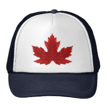 Canadian Maple Leaf Cap Trucker Hat