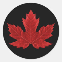 Canadian Maple Leaf Sticker