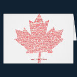 Canadian Maple Leaf Style cards