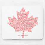 Canadian Maple Leaf Style mousepads