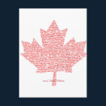 Canadian Maple Leaf Style postcards
