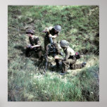 Canadian Mortar Team France World War II Posters