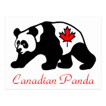 Canadian Panda Postcard