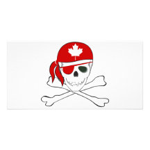 Canadian Pirate Photo Card Template