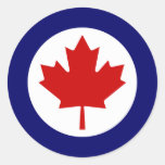 Canadian Roundel Round Sticker