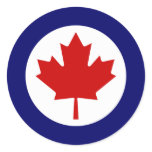 Canadian Roundel Round Sticker