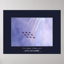 Canadian Snowbirds Airforce Motivational Art Poster