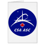 Canadian Space Agency Logo Greeting Card