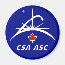 Canadian Space Agency Logo Refrigerator Magnets