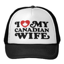 Canadian Wife Trucker Hats
