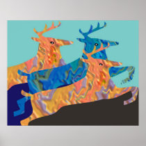 Canadian Wild Deer Posters