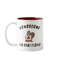 Canadians Eat More Beaver Coffee Mugs