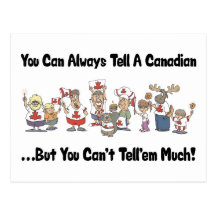 Canadien drôle cartes postales