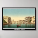 Canal and gondolas, Venice, Italy posters