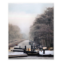 CANAL BOATS UK PHOTO ART