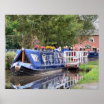 CANAL BOATS UK PRINT
