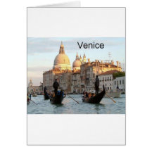 Canal grand de l'Italie Venise (St.K) Carte De Vœux