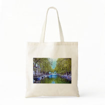 Canal in Annecy France Tote Bag
