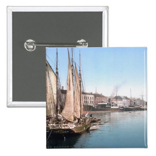 Canals in Denmark Button