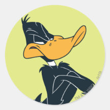 Canard de Daffy avec des bras croisés Autocollant