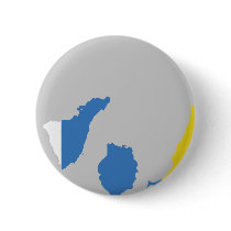 Canary Islands flag map Pins