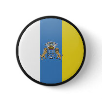 Canary Islands quality Flag Circle Pin