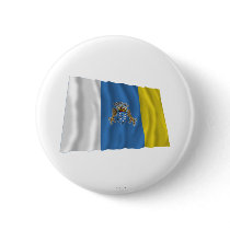 Canary Islands Waving Flag