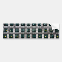 Canary Wharf  Abstract Bumper Sticker