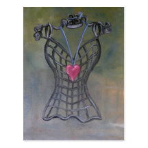 "Cancan Mannequin" Postcard