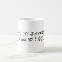 Cancel my subscription (white) mug
