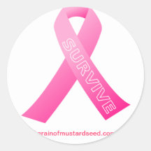CANCER AWARENESS Agrainofmustardseed.co Stickers