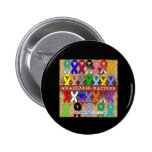 Cancer Awareness Matters - Awareness Ribbons buttons