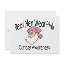 Cancer Awareness Santa Invitations