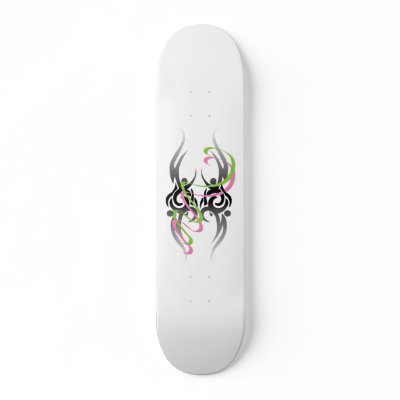 Cancer Awarness Custom Skateboard by nestlequick
