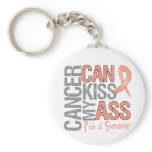 Cancer Can Kiss My Ass Endometrial Cancer Survivor Key Chain