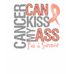 Cancer Can Kiss My Ass Endometrial Cancer Survivor t-shirts