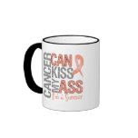 Cancer Can Kiss My Ass - Uterine Cancer Survivor mugs
