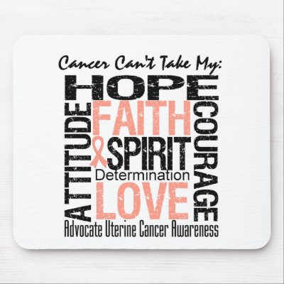 Cancer Can't Take My Hope Collage Uterine Cancer by giftsforawareness
