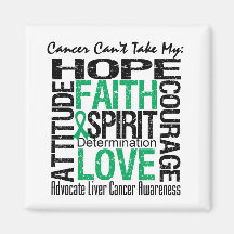 Cancer Can't Take My Hope Liver Cancer Magnet