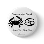 Cancer Constellation/Zodiac Button