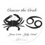 Cancer Constellation/Zodiac Stickers