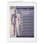 Cancer Danger Signals 1938 WPA Cards