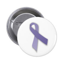 Cancer de bigorneau et ruban de déclaration politi badges avec agrafe