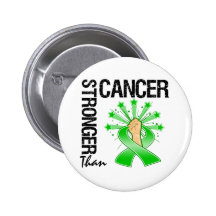 Cancer de rein - plus fort que le Cancer Badges Avec Agrafe