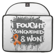 Cancer de rein que j'ai combattu conquis gagné poches pour macbook