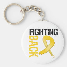 Cancer d'enfance battant en retraite porte-clefs