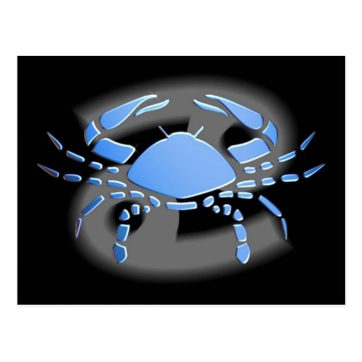 Cancer- Designer Zodiac Postcard